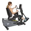 HCI Fitness Physio Step HXT Recumbent Compact Semi-Elliptical Cross Trainer, Grey/Black