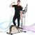ANCHEER Elliptical Machine, Portable Magnetic Ellptical Exercise Machine with LCD Display & Handle Tracking Heartbeat, Multi-Grip Handlebars for Home Gym