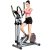 GQMNL Elliptical Trainer Exerpeutic Aero Air Elliptical Trainer Crosstrainer for Home Fitness Cardio Training for Home Exercise Machine for Home Use (Color : Silver, Size : Free Size)