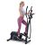 KAIDE Elliptical Trainer Machine Upright Exercise Bike with 8-Level Magnetic Resistance for Home Gym Cardio Workout