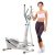 Magnetic Elliptical Machine for Home Use, Elliptical Training Machines with 16 Level Adjustable Resistance,LCD Monitor and Tablet Holder for Home Office Fitness Cardio Training Workout (1PC)