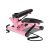 MGIZLJJ Stepper Cross Trainer and Elliptical Home Mute in-Situ Climbing Pedals Mini Multi-Function Stovepipe Waist Fitness Equipment Massage Pedals Pink 39 49 34cm