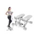 MGIZLJJ Stepper Electric Elliptical Machine Trainer Desk Elliptical with Built in Display Monitor Quiet & Compact Home Stepper with Pull Rope LED Smart Screen Wear-Resistant Foot Massage Board Lose