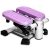 MGIZLJJ Stepper Fitness Adjustable Mini Stepper, Twisting Action Stable Training Apparatus with Robust Metal Frame Silent Design Shock Absorbers (Color : Purple)