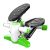 MGIZLJJ Stepper Step Machine w/Wide Non-Slip Pedals Resistance Bands and LCD Monitor Mini Stepper Exercise Stepper Machine Legs Arms Thigh Toner Toning Machine Workout Training (Color : Green)