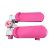 QQJL Office and Home Pedal Machine Tighten Buttocks Pedal Machine Multifunctional Sports Equipment Mini Silent Shaping Stepper,Pink