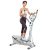 【US Fast Shipment】Elliptical Machine Trainer, Elliptical Exercise Machine for Home Use Portable Elliptical Training Machine Compact Quite Magnetic with LCD Display Wide Pedal Indoor Use (White)