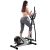 uslion Elliptical Machine Trainer Magnetic Smooth Quiet Driven with LCD Monitor, Home Use, Silver Elliptical Training Machines
