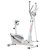 uublik Elliptical Exercise Machine with Magnetic Flywheel, Quiet & Compact Cross Trainer Eliptical Machine for Home Gym Cardio Workout & Fitness with Adjustable Resistance, Wheels