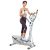 zeipy Electromagnetic Elliptical Training Machine, Exercise Machine with Tablet Computer Bracket Digital Display Suitable for Home Exercise Office Gym Compact Life Fitness Exercise Equipment (White)