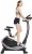 ZGQA-GQA Elliptical Machine Trainer Folding Magnetic Upright Exercise Bike W/, Indoor Stationary Bike with Adjustable Arm Resistance Bands and LCD Monitor